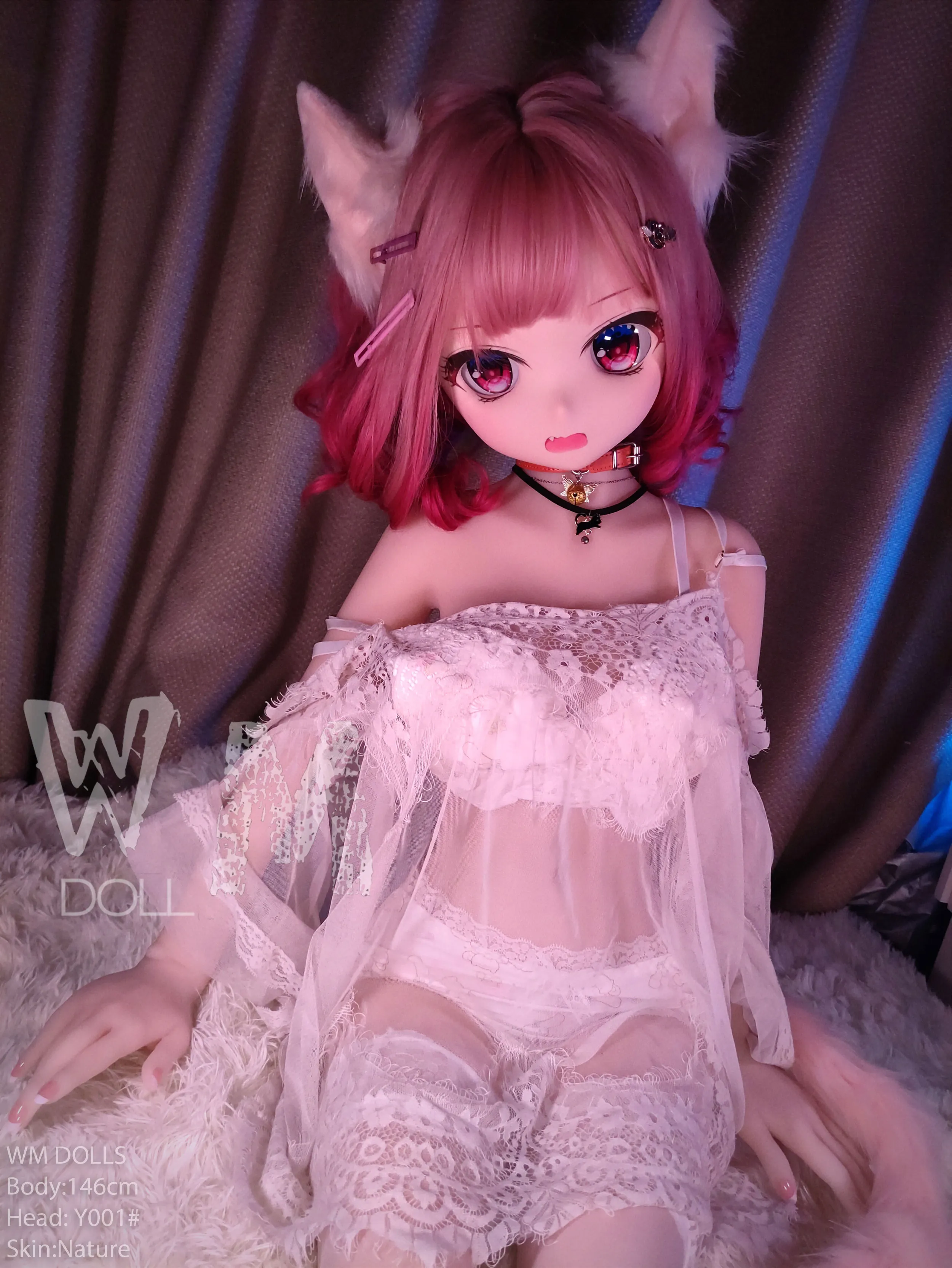 146cm (4ft9) B罩杯動漫情趣實體娃娃 - TPE身體搭配PVC頭部 #y001